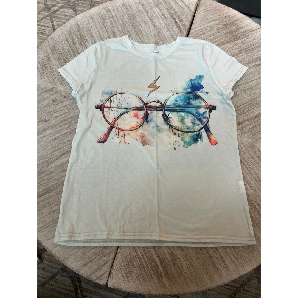 New Harry Potter T Shirt girls women's tee top glasses small